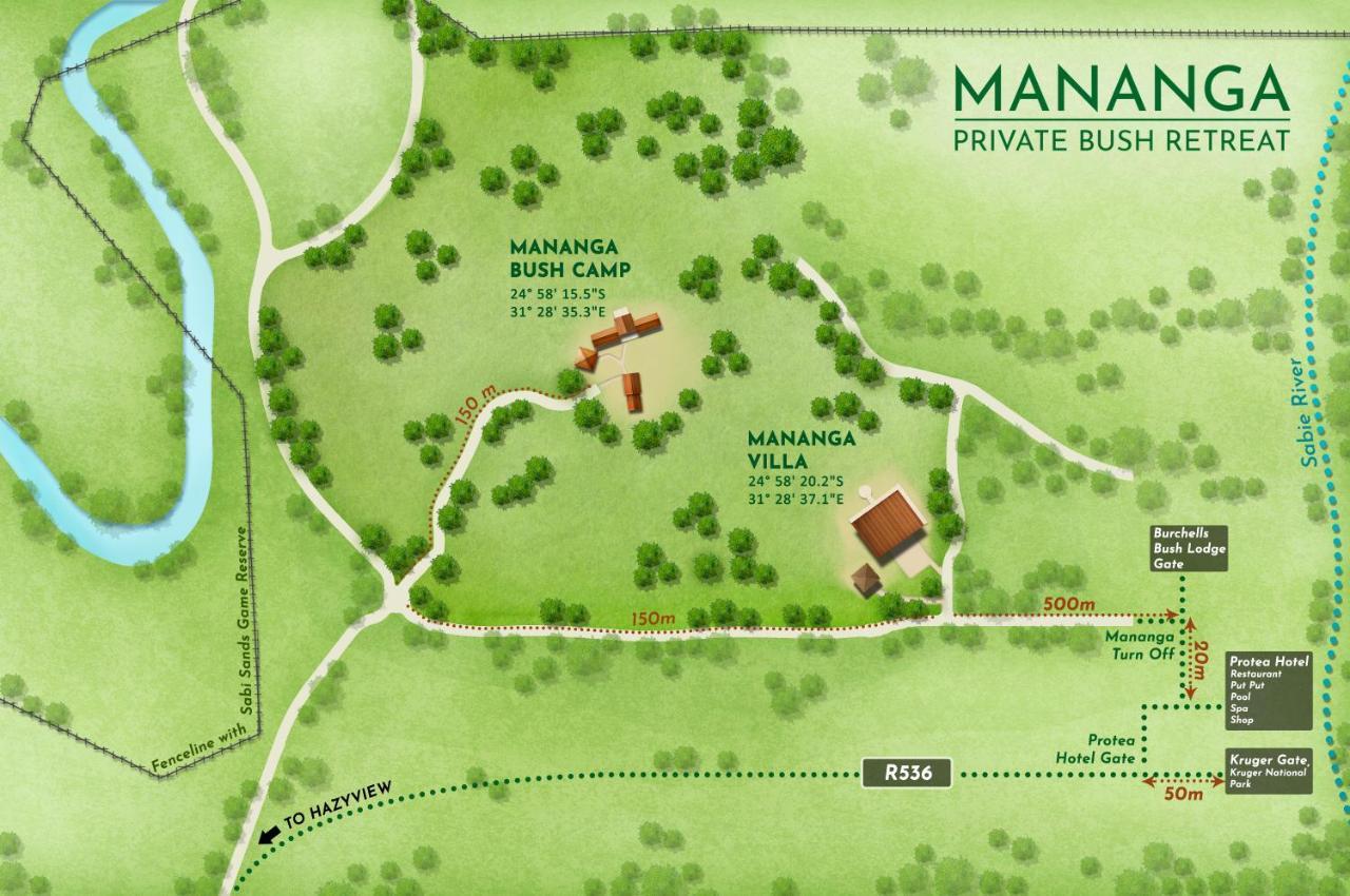 Mananga Bush Camp Hotel Skukuza Buitenkant foto